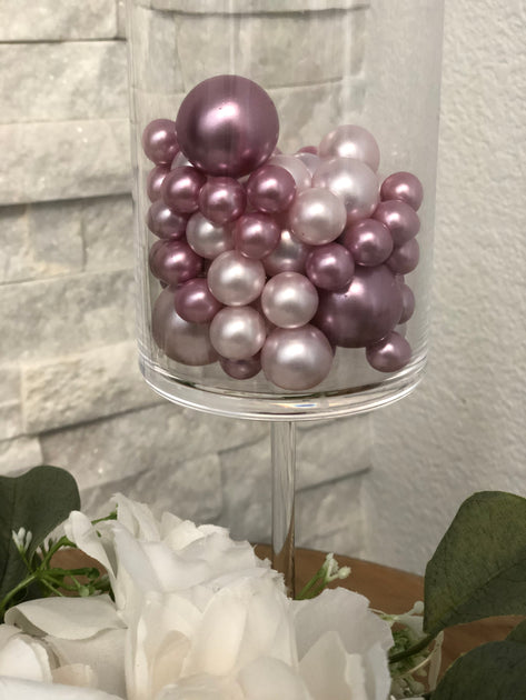 40 Pieces Floating Vase Pearl No Hole Pearls Vase Decoration