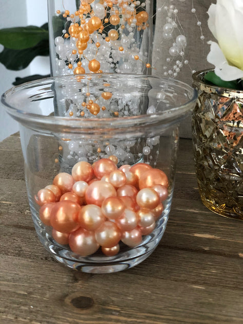 Floating Pearls Ombre/Watercolor Burgundy/Silver 60pc mix size pearls. –  Bungalow Daisy