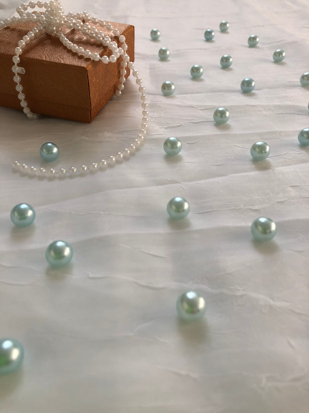 Light Blue Table Pearls For Wedding And Party, Table Confetti, Vase Fillers