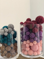 Light Coral Berry Beads 35pcs For Vase Filler Decors, Centerpieces