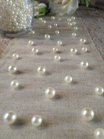 Vintage Table Pearl Scatters Ivory Pearls For Wedding, Parties, Special Events Decor Table Confetti