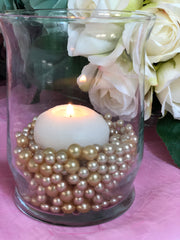 Champagne Pearl Confetti Vase Fillers 500pc Small Pearls No Holes