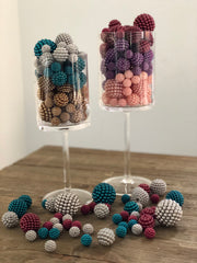 Purple Berry Beads 35pcs For Vase Filler Decors, Centerpieces