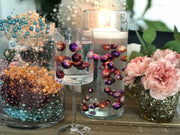 Ombre Floating Pearls Purple And Bronze 60pc mix size pearls. DIY Floating Pearl Centerpiece for wedding, table decor