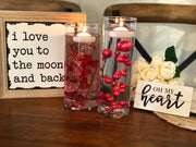 Valentines Day Decor DIY Floating Pearl Centerpiece 60pc Mix