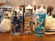 Teal Blue Floating Pearl Decoration/Centerpiece