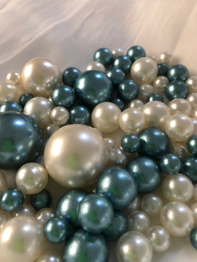 LOLASATURDAYS Pearls 1-Lbs Loose Beads Vase Filler (14mm, IVORY)
