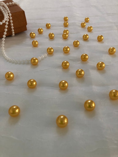 Champagne Gold Table Pearls For Wedding And Party, Table Confetti, Vase Fillers