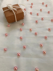 Pink Table Pearls For Wedding And Party, Table Confetti, Vase Fillers