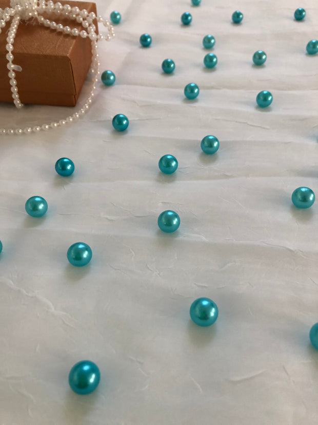Turquoise Table Pearls For Wedding And Party, Table Confetti, Vase Fillers