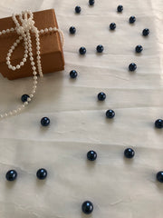 Navy Blue Table Pearls For Wedding And Party, Table Confetti, Vase Fillers