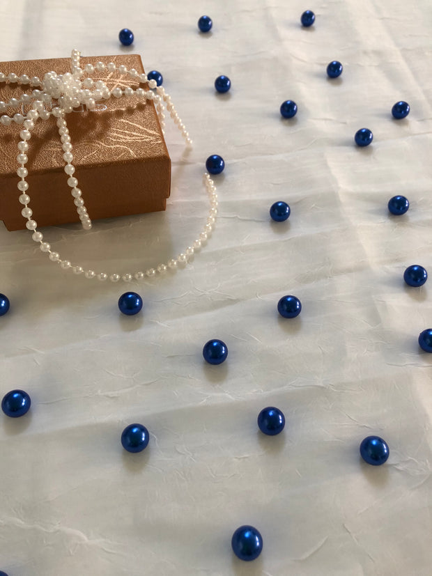 Royal Blue Table Pearls For Wedding And Party, Table Confetti, Vase Fillers