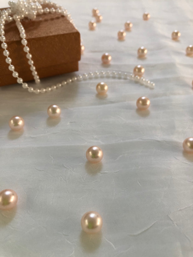 Blush Pink Table Pearls For Wedding And Party, Table Confetti, Vase Fillers