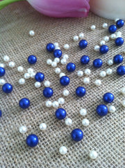 Small Pearl Confetti Mix, Table Scatters (150pc) No Hole Pearls