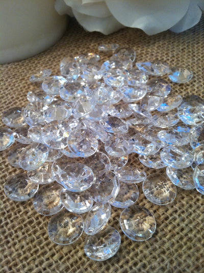 6 ct Acrylic Crystal Diamond Confetti Table Scatter (100pc)