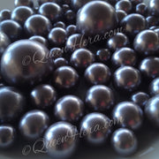 Smoke Gray Pearls Decorative Jumbo Pearls (no hole pearls) - Floating Pearls Centerpieces, Table Decors, Scatters