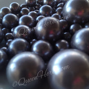 Smoke Gray Pearls Decorative Jumbo Pearls (no hole pearls) - Floating Pearls Centerpieces, Table Decors, Scatters