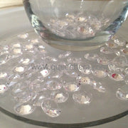 12mm/100/pk Clear Acrylic Diamond Confetti, Table Scatters, Vase Fillers