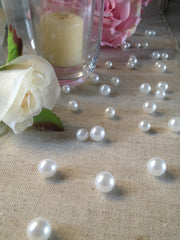 Vintage Table Pearl Scatters White Pearls For Wedding, Parties, Special Events Decor