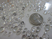 3000 Mixed Size Clear Acrylic Diamond Gems, Raindrop beads Vase Fillers Table Scatters (4.5mm, 6mm, 7mm)