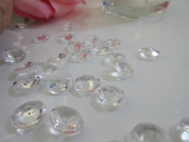 12mm Acrylic Diamond Confetti 100/pk Perfect For Table Scatters, Vase Fillers
