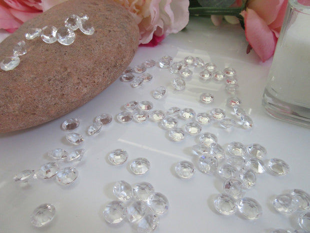 500 Clear Acrylic Diamond Table Confetti, Scatters