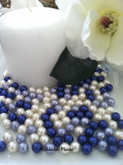 8mm Pearls - no Hole Vase Filler Pearls, Table Scatter/Confetti/Craft Jewelry Repair- 300 Pieces