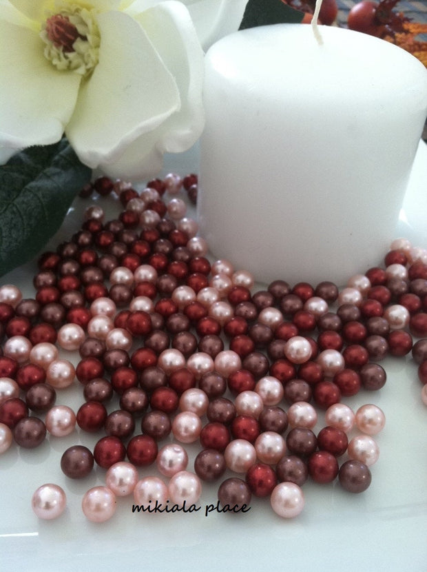Fall Autumn Vase Filler Pearls For Wedding, Table Decorations Floating Pearls
