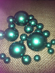 Classic Green Loose Pearl Beads Balls No holes(8-10-14-18-24-30mm) For Jewelry Repairs, Trinkets, Crafts/DIY Projects, Decorations