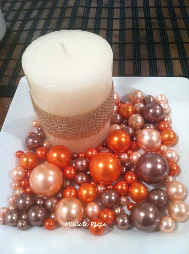 Fall Autumn Floating Pearls Vase Fillers Wedding Fall Floating Pearls