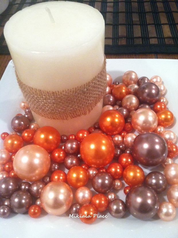 Fall Autumn Floating Pearls Vase Fillers Wedding Fall Floating Pearls