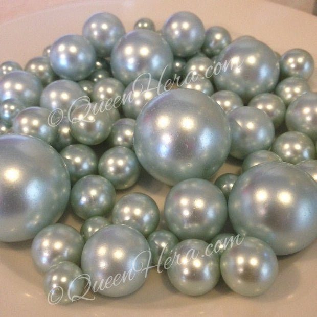 80pc Decorative Pearls Mix Size -Over 30 Colors -For Floating Pearl Centerpieces, Vase Fillers, Special Events, Weddings